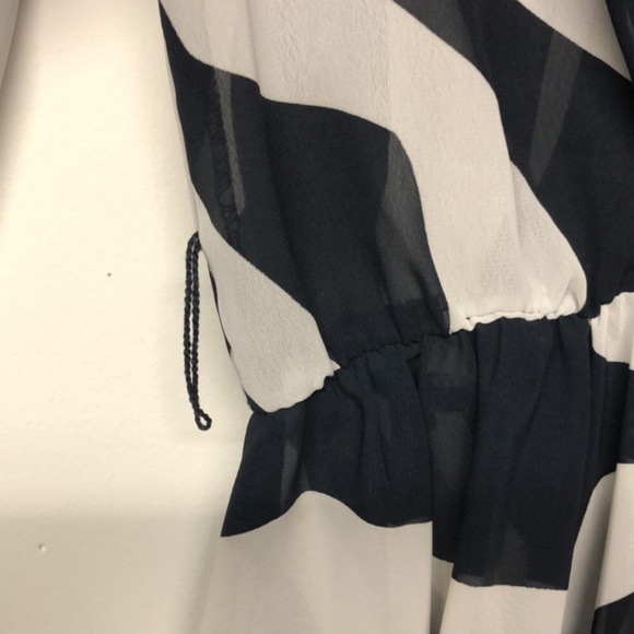 Vintage Glen Rob A-Line Zebra Print Front Wrap Dress - Picture 3 of 7